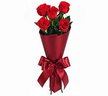 Букет 5 Красных роз Эдлесс Лав в Чехов-7