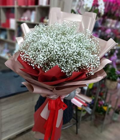 Букет цветов из: Гипсофила в Чехов-7