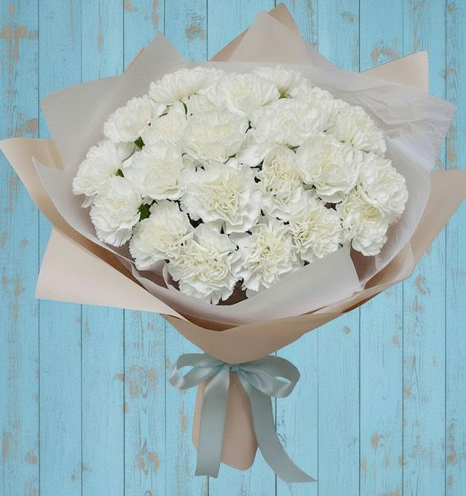 Букет цветов из: Гвоздики в Чехов-7
