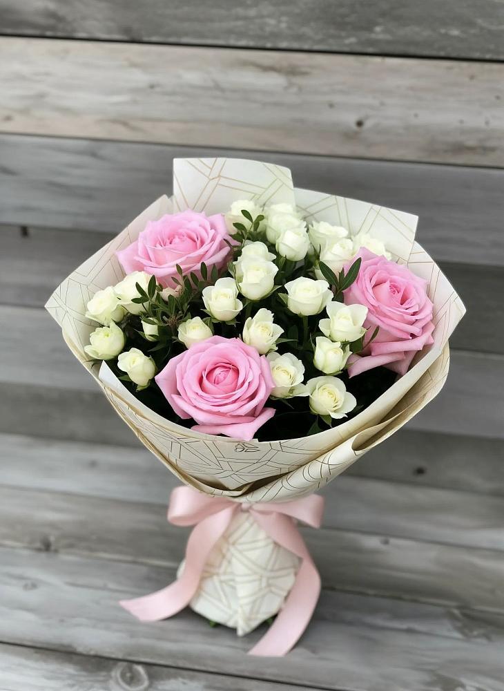 Букет цветов из: Розы в Чехов-7