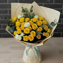 Букет цветов из:  Розы #REPLACE_PRED# Чехов-7