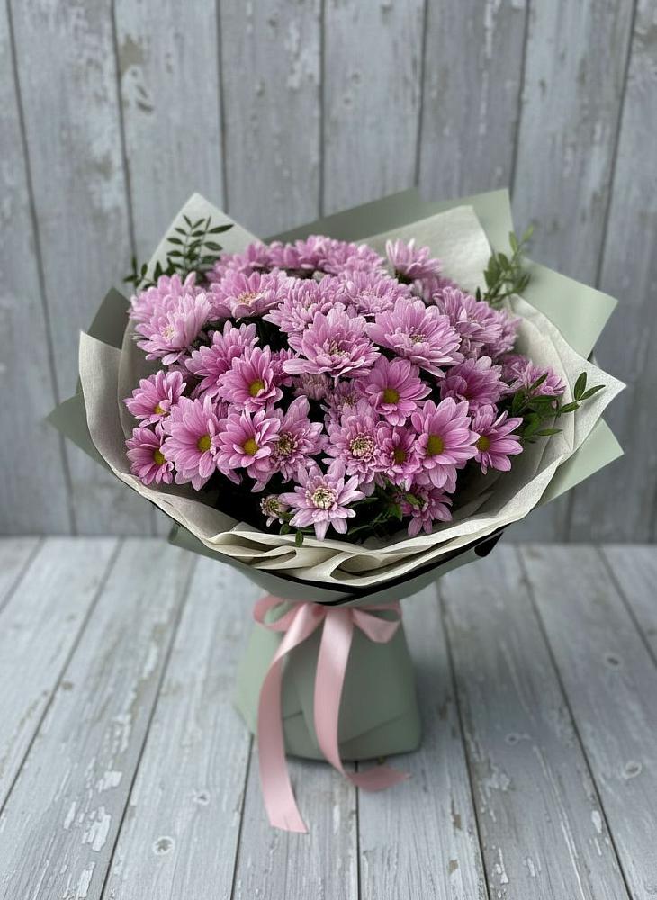 Букет цветов из: Хризантемы в Чехов-7