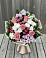 Букет цветов из: Альстромерии, Гвоздики, Розы и Хризантемы в Чехов-7