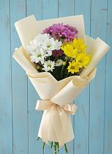 Букет цветов из:  Хризантемы в Чехов-7