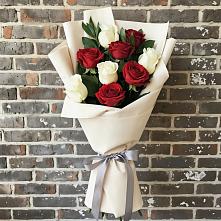 Букет цветов из:  Розы в Чехов-7
