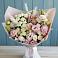 Букет цветов из: Альстромерии и Розы в Чехов-7