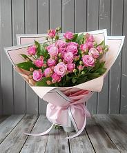 Букет Розовый кустик в Чехов-7