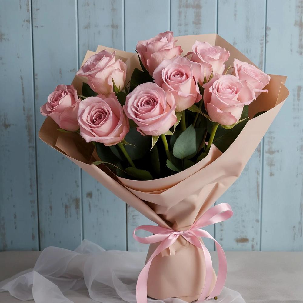 Букет цветов из: Розы в Чехов-7