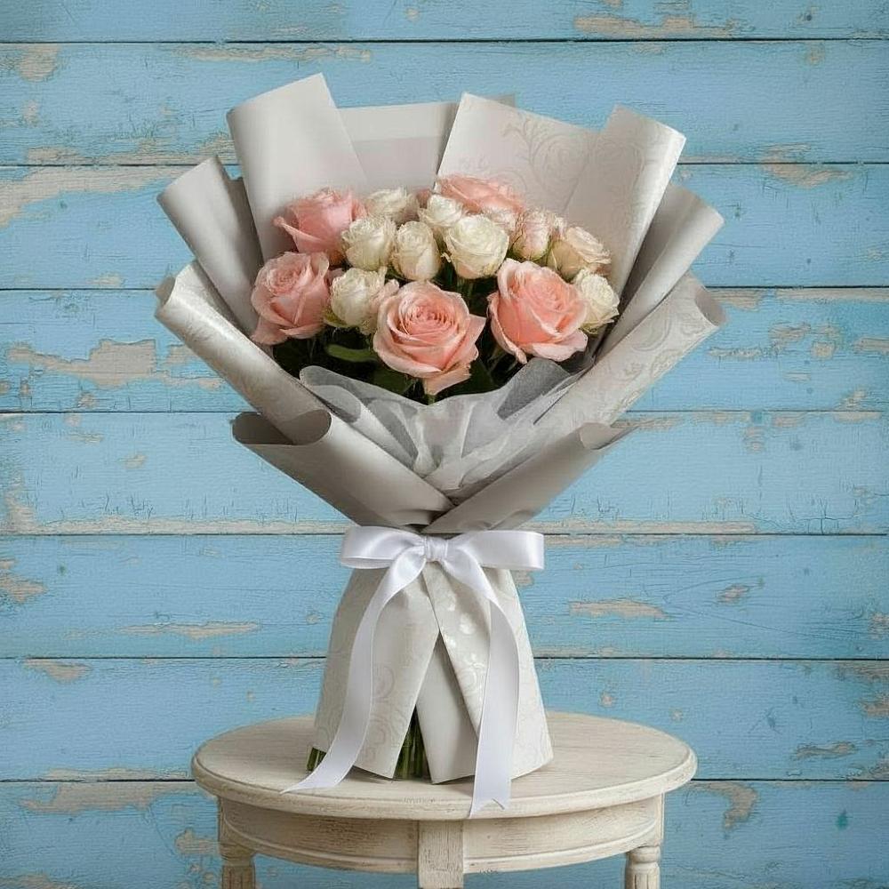 Букет цветов из: Розы в Чехов-7