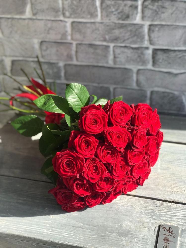 Букет Красные розы Фридом в Чехов-7