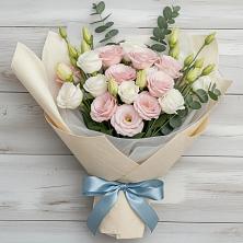 Букет цветов из:  Лизиантусы в Чехов-7
