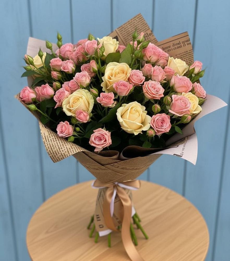Букет цветов из: Розы в Чехов-7