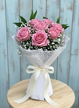 Букет цветов из:  Розы в Чехов-7