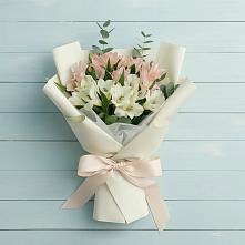 Букет цветов из:  Альстромерии в Чехов-7