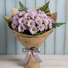 Букет цветов из:  Хризантемы в Чехов-7