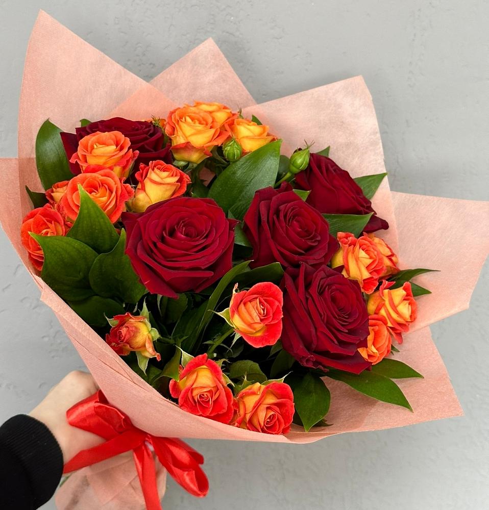 Букет Любовь и восторг в Чехов-7