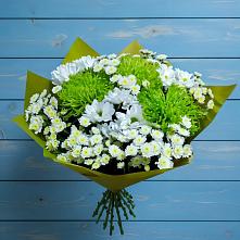 Букет цветов из:  Хризантемы в Чехов-7