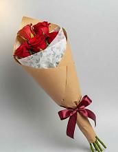 Букет цветов из:  Розы в Чехов-7