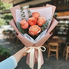 Букет цветов из:  Розы в Чехов-7