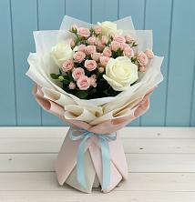 Букет цветов из:  Розы в Чехов-7