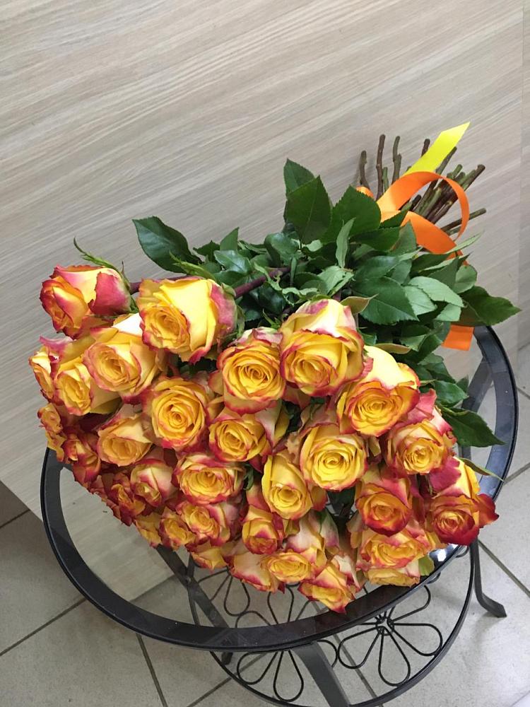 Букет Желтые розы в Чехов-7