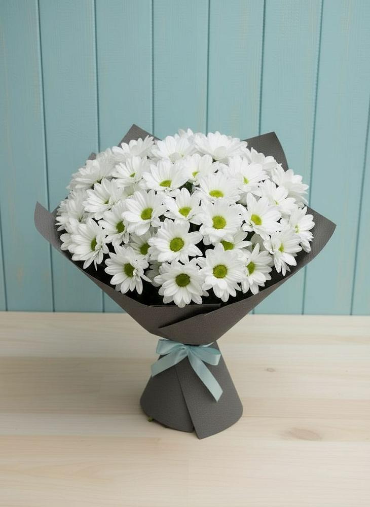 Букет цветов из: Хризантемы в Чехов-7