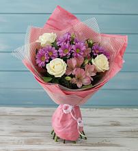 Букет цветов из:  Герберы #REPLACE_PRED# Чехов-7