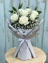 Букет цветов из:  Розы в Чехов-7