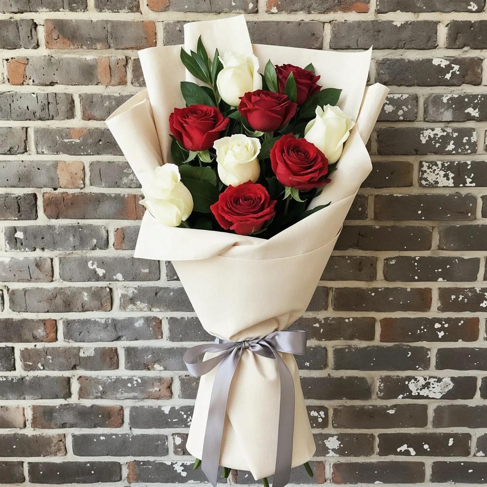 Букет цветов из: Розы в Чехов-7