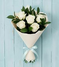 Букет цветов из:  Розы в Чехов-7