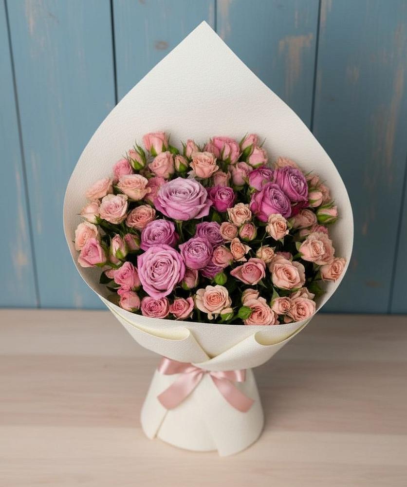 Букет цветов из: Розы в Чехов-7