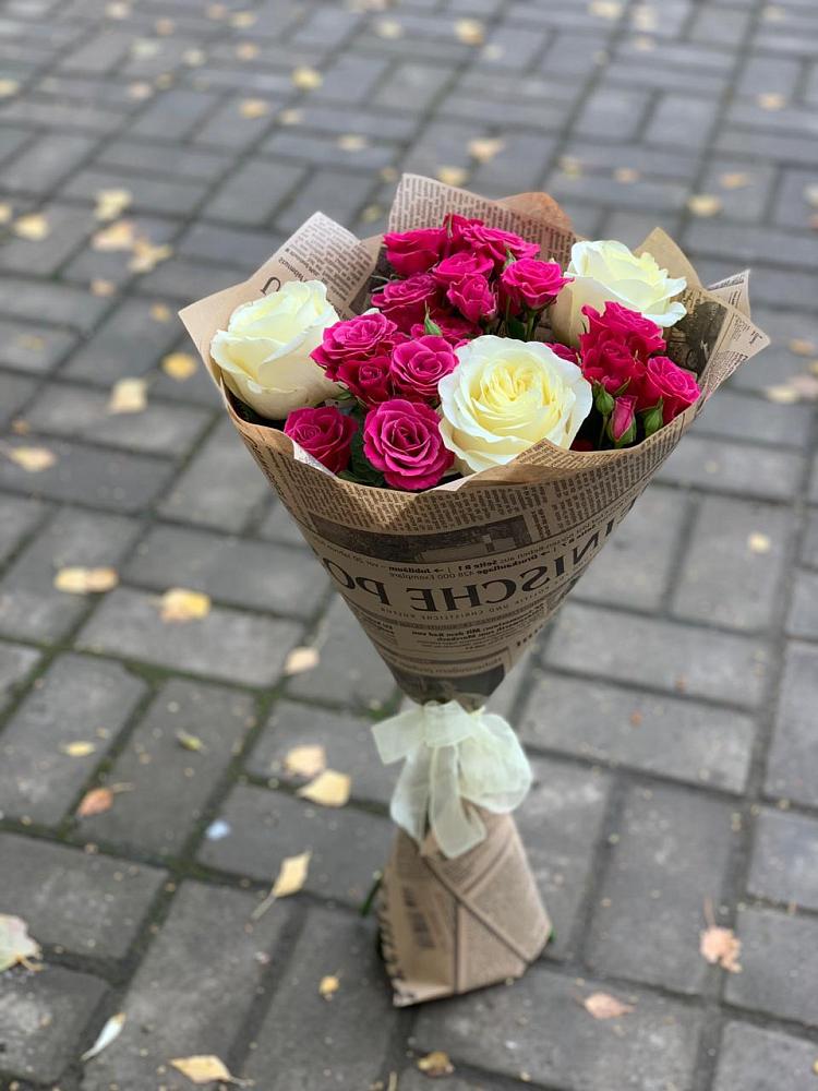 Букет цветов из: Розы в Чехов-7