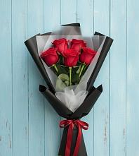 Букет цветов из:  Розы в Чехов-7