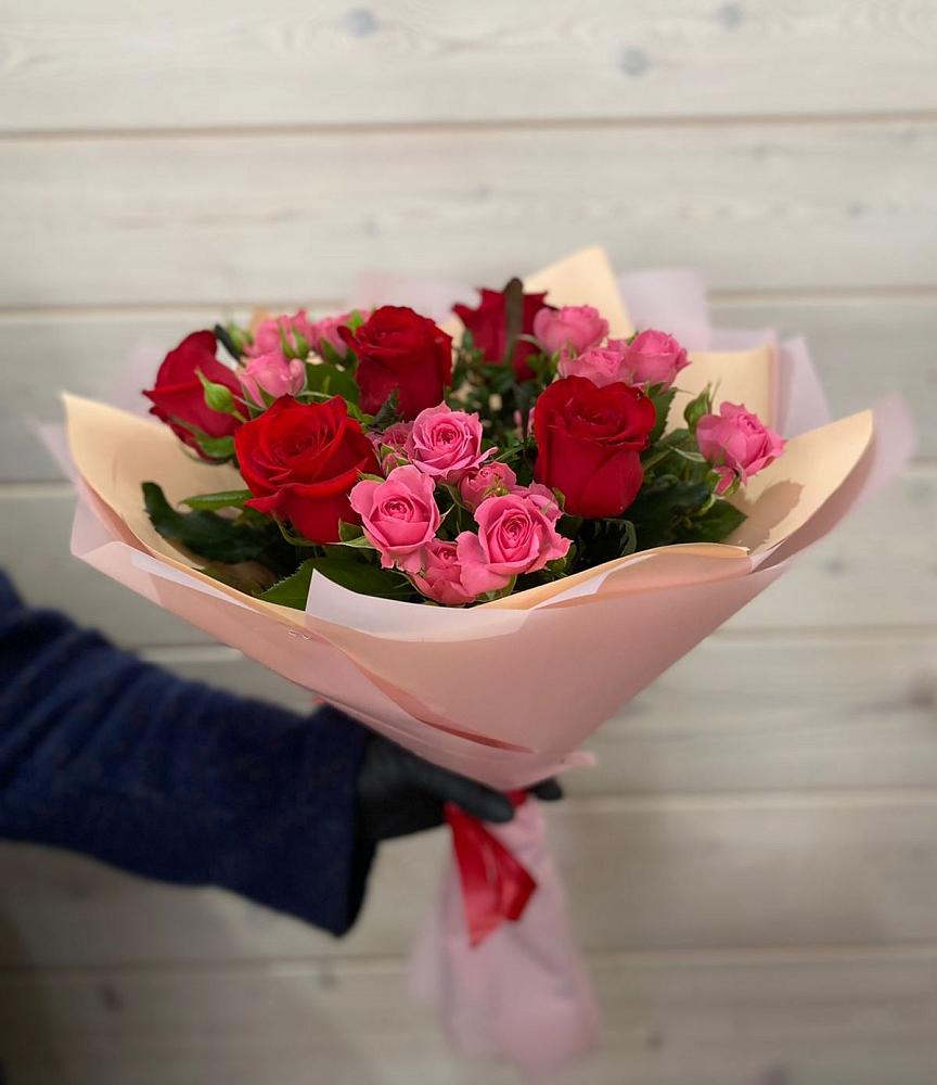 Букет цветов из: Розы в Чехов-7