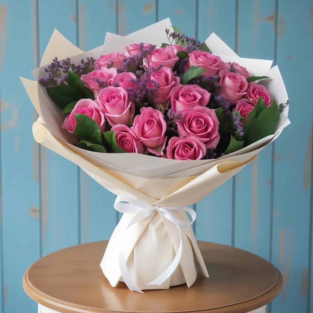 Букет цветов из: Розы в Чехов-7