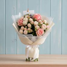 Букет цветов из:  Розы в Чехов-7