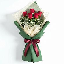 Букет цветов из:  Розы в Чехов-7