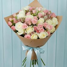 Букет цветов из:  Розы в Чехов-7